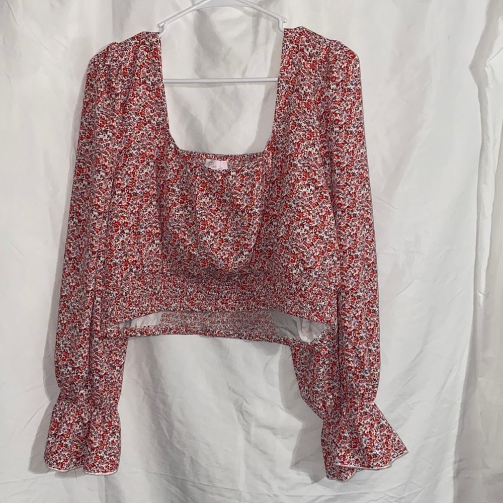 Floral crop top